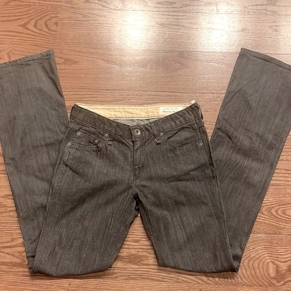 RAG & BONE women’s bootcut black cotton stretch jeans size 26 excellent cond